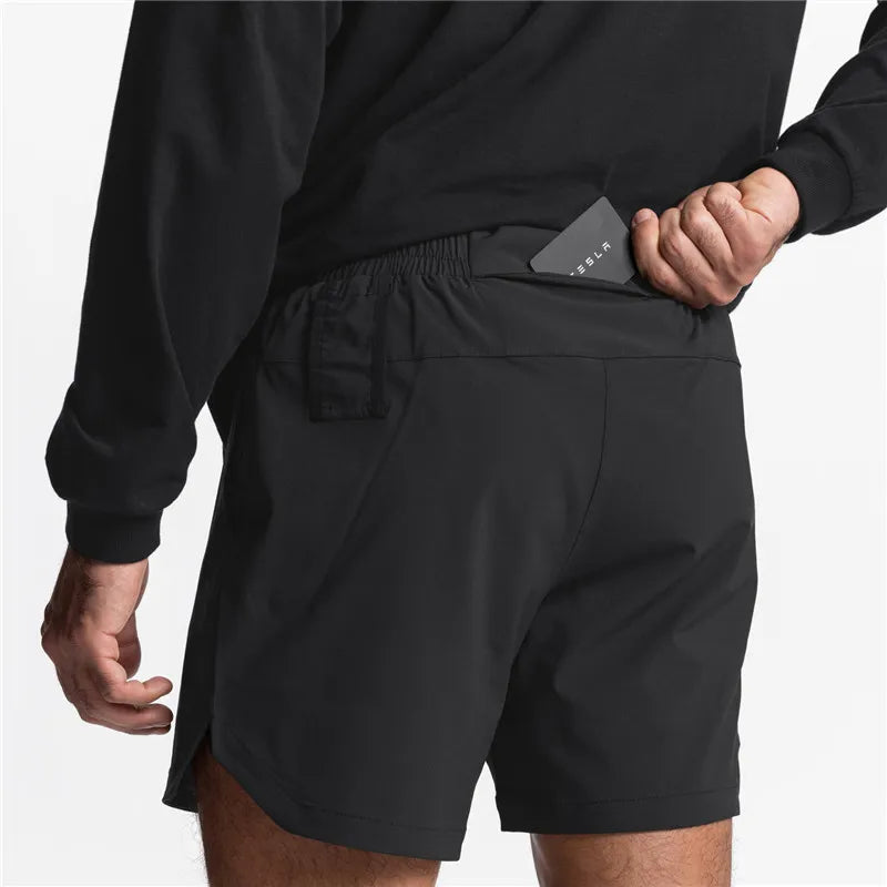 Shorts de Treino para Academia e Corrida, com Secagem Rápida - Sempre Fit